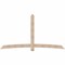 Ekena Millwork Bellingham Smooth Timber Gable Bracket, Douglas Fir, 108"W x 58"H x 3 1/2"D x 5 1/2"F, 13/12 Pitch GBW108X58X0406BEL00SDF - alternate 1